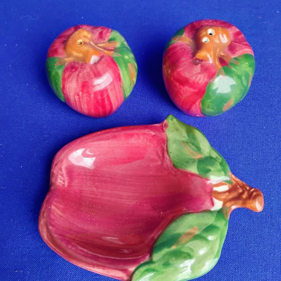 Franciscan S&P Set & Tea Spoon Rest - Picture 2 of 4